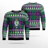 Clan Gary Modern Crest Tartan Christmas Ugly Sweater UT62 Gary Modern Sweater Crest Tartan Tartan Ugly Sweater