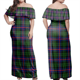 Clan Morrison Modern Tartan Hawaii Dress GC75 Clan Morrison Tartan Hawaii Dress