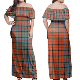 Clan MacNaughton Ancient Tartan Hawaii Dress BX88 Clan MacNaughton Tartan Hawaii Dress