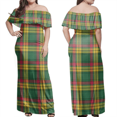 Clan MacMillan Old Ancient Tartan Hawaii Dress LM28 Clan MacMillan Tartan Hawaii Dress