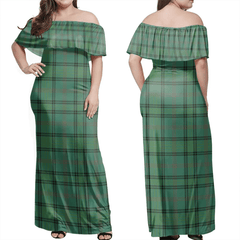 Clan Ross Hunting Ancient Tartan Hawaii Dress TG56 Clan Ross Tartan Hawaii Dress