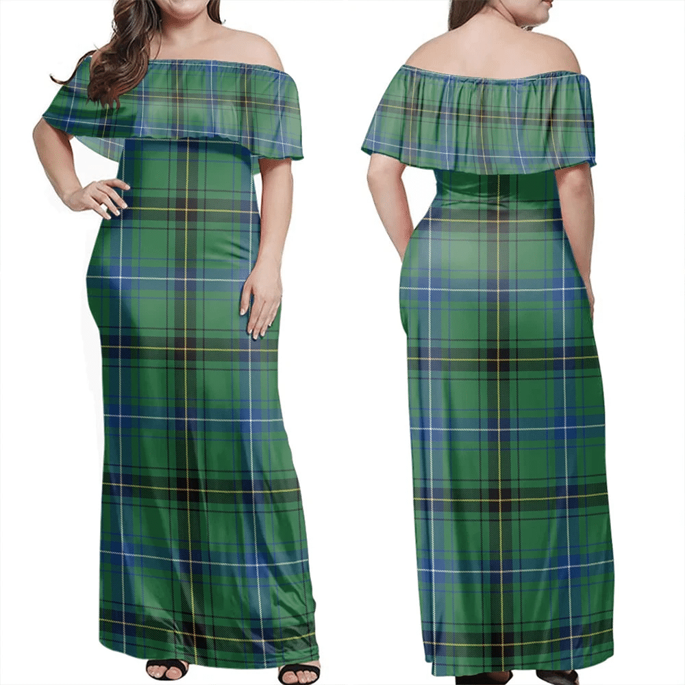 Clan Henderson Ancient Tartan Hawaii Dress AE78 Clan Henderson Tartan Hawaii Dress