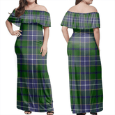 Clan Wishart Hunting Modern Tartan Hawaii Dress LK21 Clan Wishart Tartan Hawaii Dress