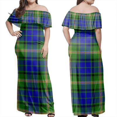 Clan Maitland Tartan Hawaii Dress