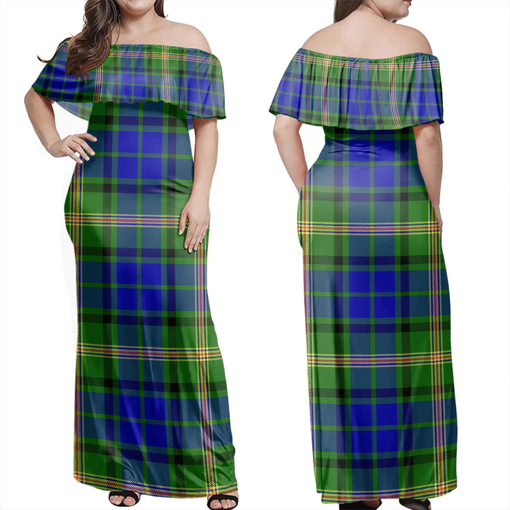 Clan Maitland Tartan Hawaii Dress QO14 Clan Maitland Tartan Hawaii Dress
