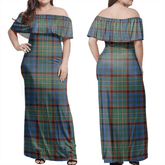 Clan Nicolson Hunting Ancient Tartan Hawaii Dress JX16 Clan Nicolson Tartan Hawaii Dress