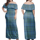 Clan Matheson Hunting Ancient Tartan Hawaii Dress TS71 Clan Matheson Tartan Hawaii Dress
