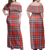 Clan MacFarlane Modern Tartan Hawaii Dress KC23 Clan MacFarlane Tartan Hawaii Dress