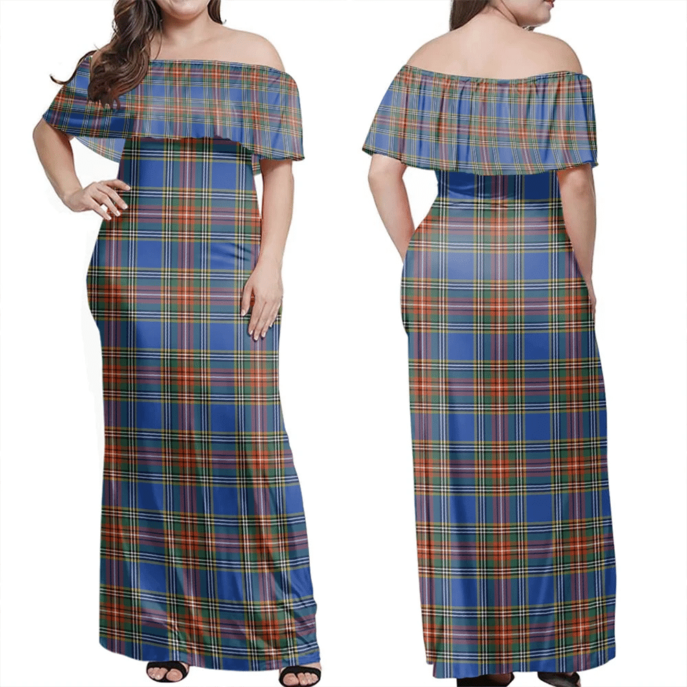 Clan MacBeth Ancient Tartan Hawaii Dress LA56 Clan MacBeth Tartan Hawaii Dress