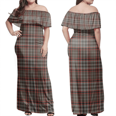 Clan Nicolson Hunting Weathered Tartan Hawaii Dress ND83 Clan Nicolson Tartan Hawaii Dress