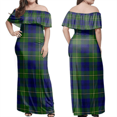 Clan Johnston Modern Tartan Hawaii Dress JB46 Clan Johnston Tartan Hawaii Dress