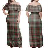 Clan Scott Brown Ancient Tartan Hawaii Dress WD45 Clan Scott (Scott Tartan) Tartan Hawaii Dress