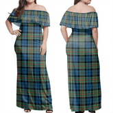 Clan Colquhoun Ancient Tartan Hawaii Dress ZE94 Clan Colquhoun Tartan Hawaii Dress