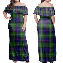 Clan MacThomas Modern Tartan Hawaii Dress PZ52 Clan MacThomas Tartan Hawaii Dress
