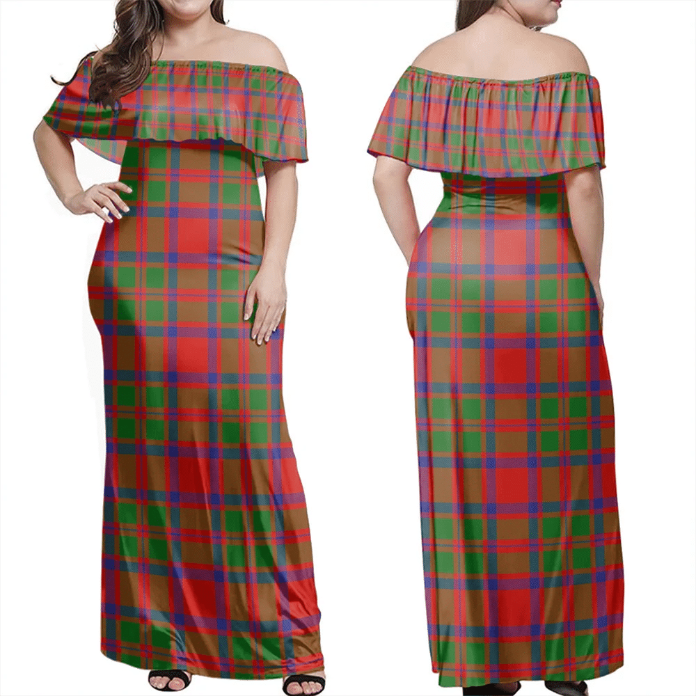 Clan MacKintosh Modern Tartan Hawaii Dress SV64 Clan MacKintosh / MacIntosh Tartan Hawaii Dress