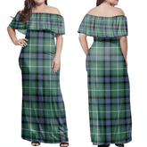 Clan MacDonald Of The Isles Hunting Ancient Tartan Hawaii Dress HR24 Clan MacDonald Tartan Hawaii Dress
