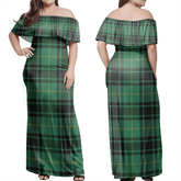 Clan MacArthur Ancient Tartan Hawaii Dress TJ28 Clan MacArthur Tartan Hawaii Dress