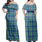 Clan Falconer Tartan Hawaii Dress OM25 Clan Falconer Tartan Hawaii Dress