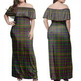 Clan Hall Tartan Hawaii Dress QY23 Clan Hall (Hall Tartan) Tartan Hawaii Dress