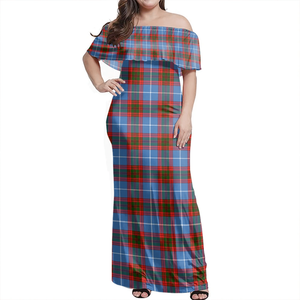 Clan Edinburgh District Tartan Hawaii Dress GY92 Tartan Hawaii Dress
