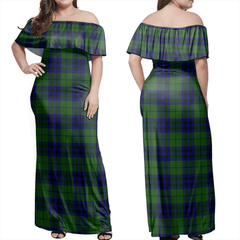Clan Keith Modern Tartan Hawaii Dress SA94 Clan Keith Tartan Hawaii Dress