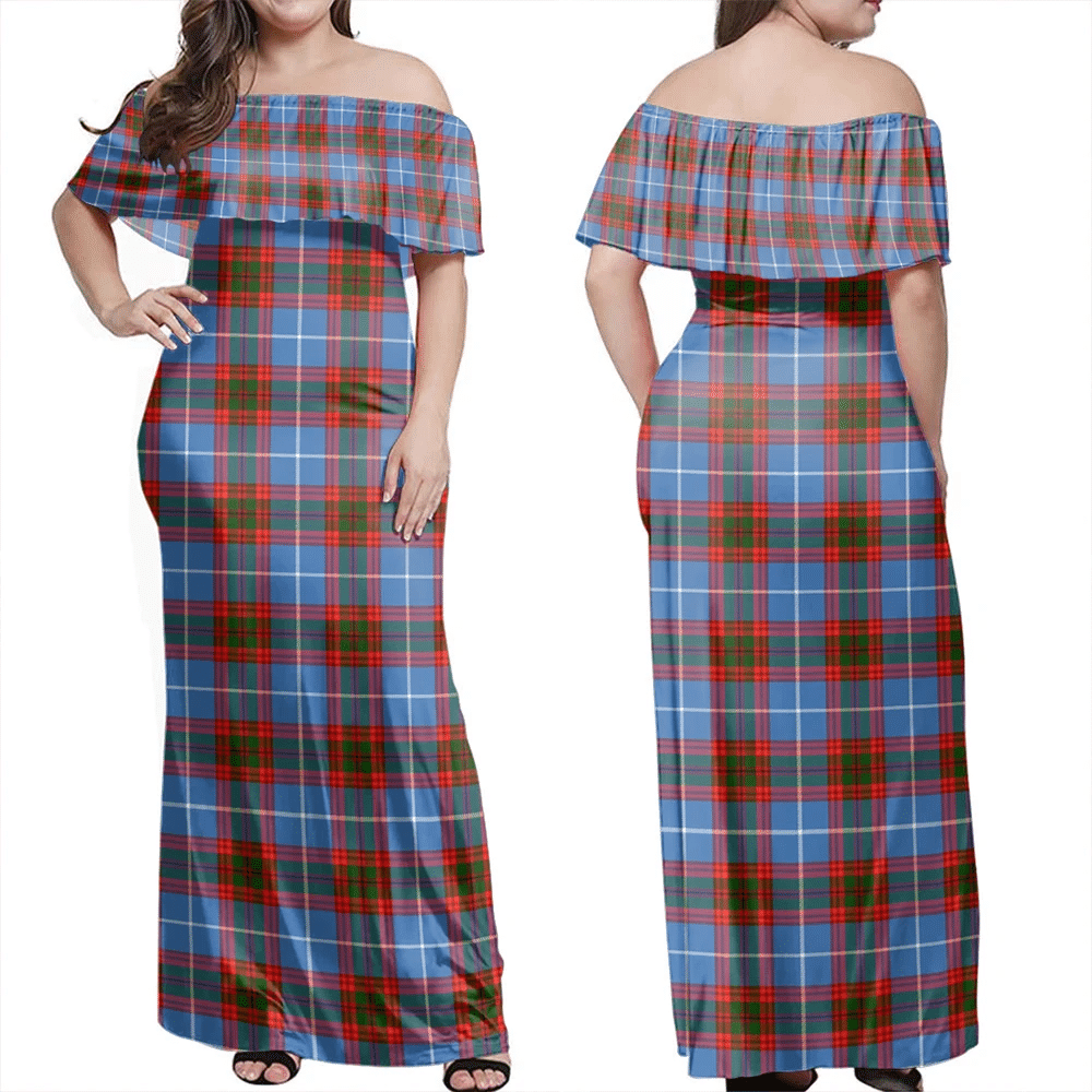 Clan Edinburgh District Tartan Hawaii Dress GY92 Tartan Hawaii Dress