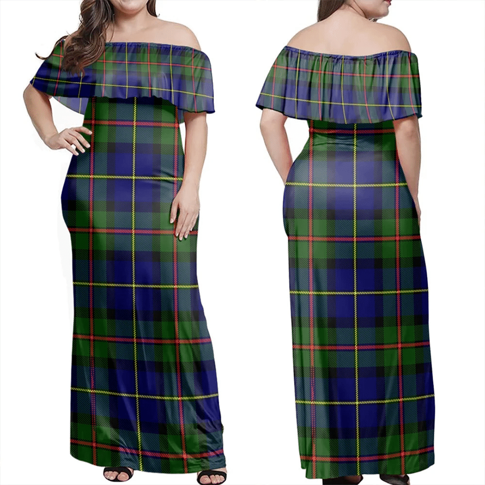 Clan MacLeod Of Harris Modern Tartan Hawaii Dress FP83 Tartan Hawaii Dress