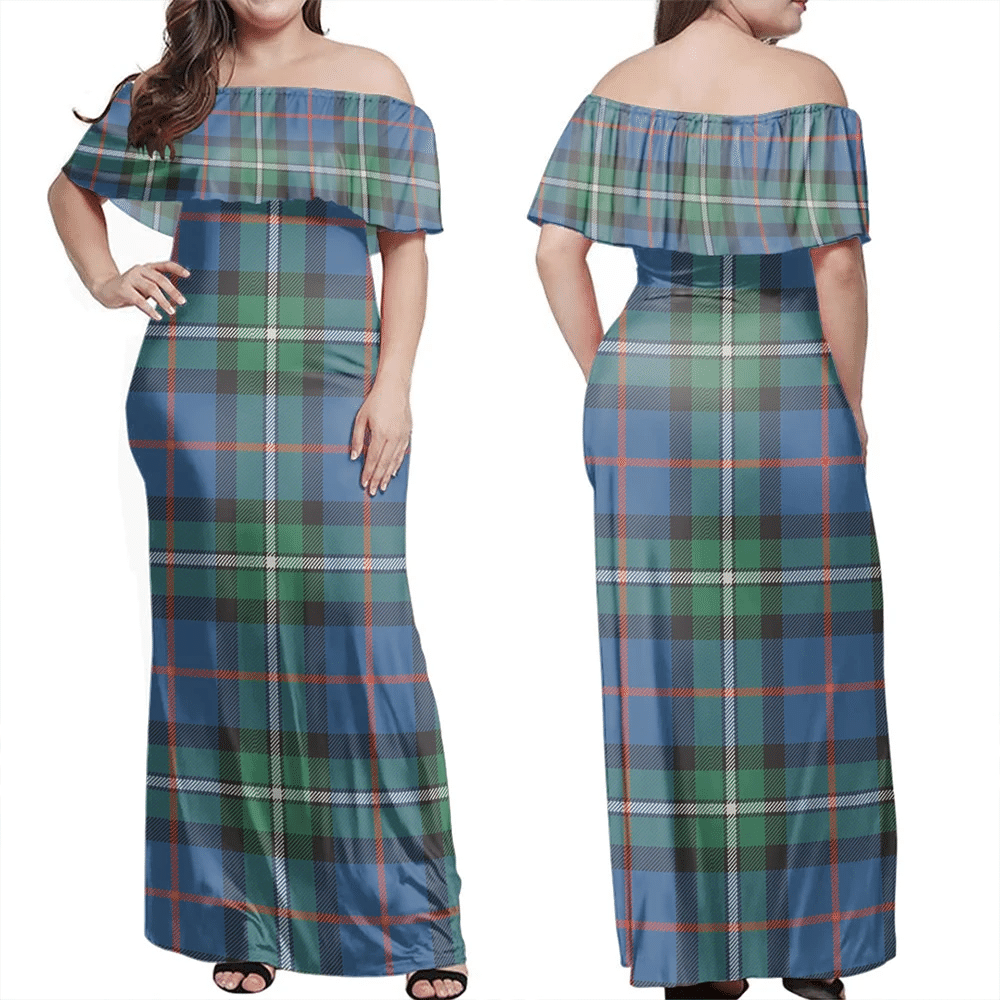 Clan MacPhail Hunting Ancient Tartan Hawaii Dress TA91 Clan MacPhail Tartan Hawaii Dress