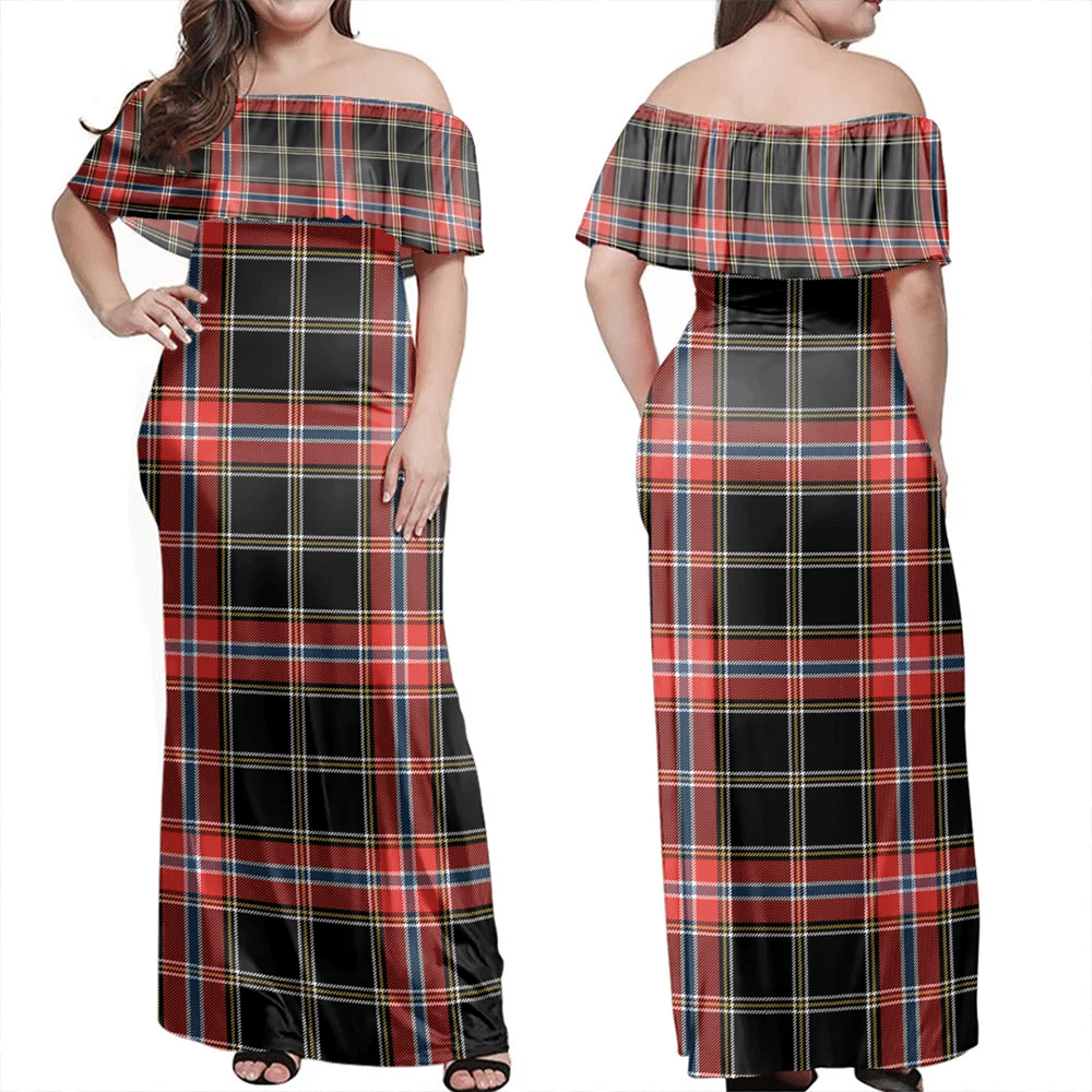 Clan Norwegian Night Tartan Hawaii Dress RO48 Clan Norwegian Tartan Hawaii Dress