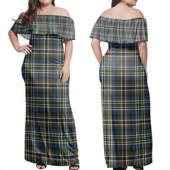 Clan Scott Green Modern Tartan Hawaii Dress OJ15 Clan Scott (Scott Tartan) Tartan Hawaii Dress