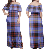 Clan Rutherford Tartan Hawaii Dress QA75 Clan Rutherford Tartan Hawaii Dress