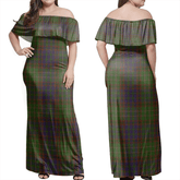 Clan Cunningham Hunting Modern Tartan Hawaii Dress EH59 Clan Cunningham Tartan Hawaii Dress
