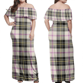 Clan MacPherson Dress Ancient Tartan Hawaii Dress JS69 Clan MacPherson Tartan Hawaii Dress
