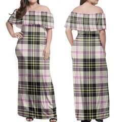 Clan MacPherson Dress Ancient Tartan Hawaii Dress JS69 Clan MacPherson Tartan Hawaii Dress
