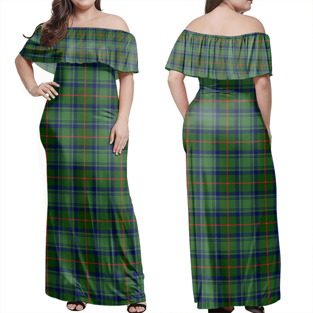 Clan Cranstoun Tartan Hawaii Dress AW84 Clan Cranstoun Tartan Hawaii Dress