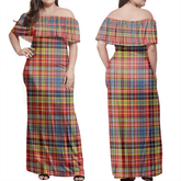 Clan Drummond Of Strathallan Tartan Hawaii Dress BT68 Clan Hall Tartan Hawaii Dress