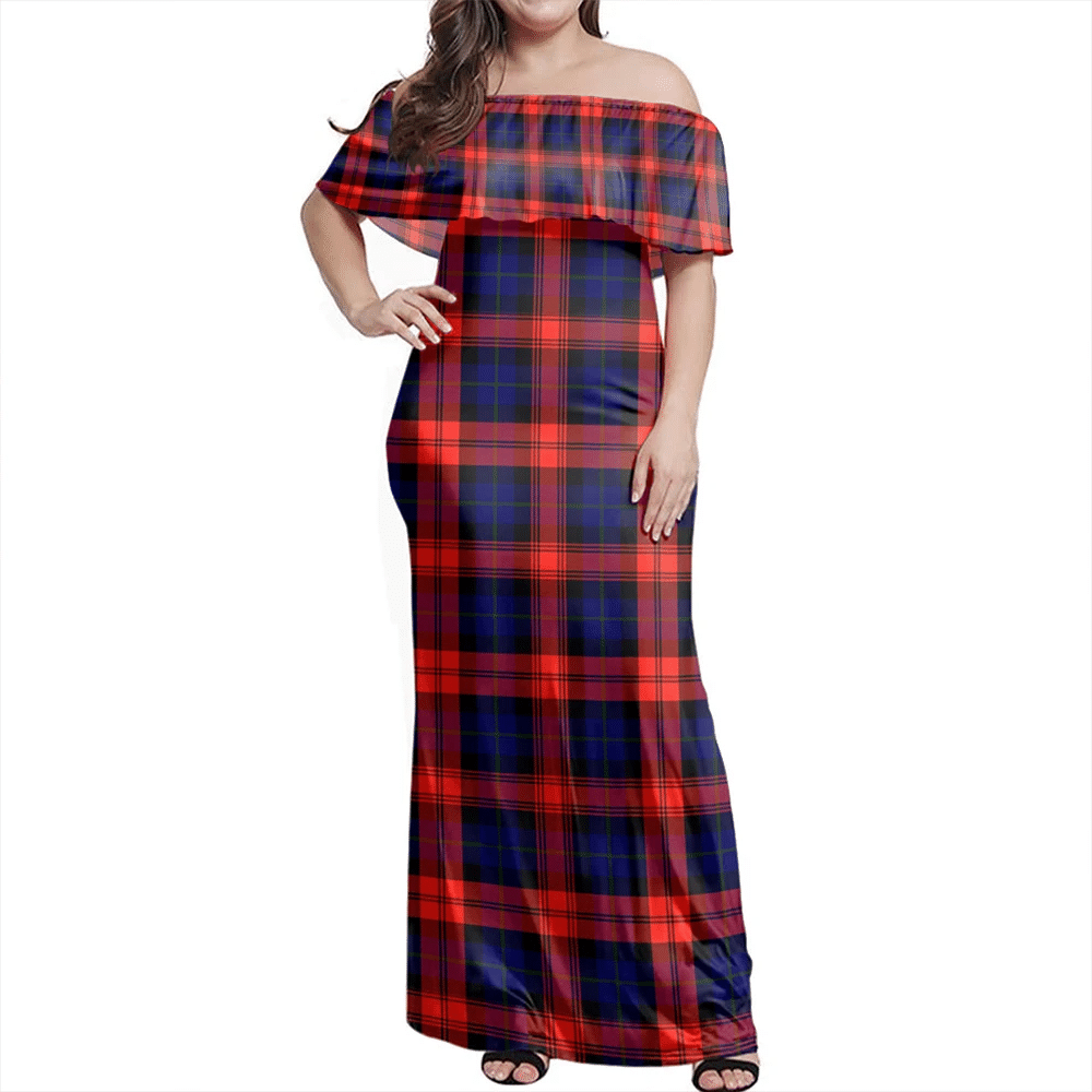 Clan MacLachlan Modern Tartan Hawaii Dress SA64 Tartan Hawaii Dress
