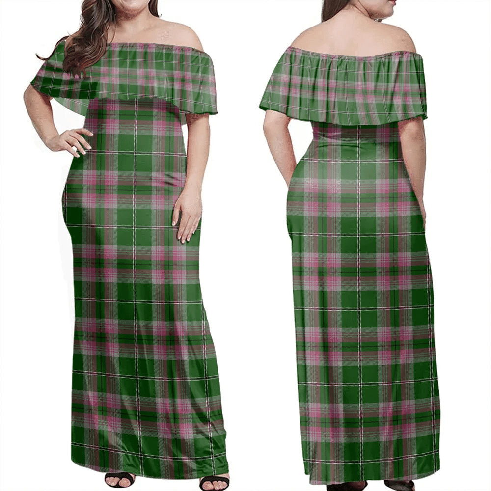 Clan Gray Hunting Tartan Hawaii Dress EH61 Clan Gray Tartan Hawaii Dress