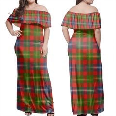 Clan Forrester Tartan Hawaii Dress BQ26 Clan Forrester Tartan Hawaii Dress