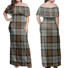 Clan MacLeod Of Harris Weathered Tartan Hawaii Dress HO24 Tartan Hawaii Dress