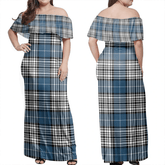 Clan Napier Modern Tartan Hawaii Dress MO60 Clan Napier Tartan Hawaii Dress