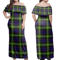 Clan Watson Modern Tartan Hawaii Dress PI49 Clan Watson Tartan Hawaii Dress