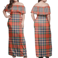 Clan MacFarlane Ancient Tartan Hawaii Dress BE97 Clan MacFarlane Tartan Hawaii Dress