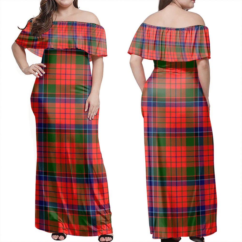 Clan Nicolson Modern Tartan Hawaii Dress HR50 Clan Nicolson Tartan Hawaii Dress