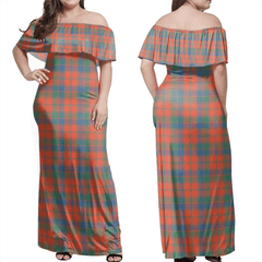 Clan Robertson Ancient Tartan Hawaii Dress PH86 Clan Robertson Tartan Hawaii Dress