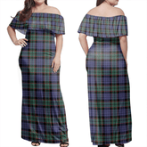 Clan Fletcher Modern Tartan Hawaii Dress LV32 Clan Fletcher Tartan Hawaii Dress