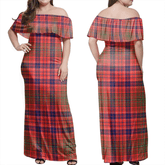 Clan Lumsden Modern Tartan Hawaii Dress XH22 Clan Lumsden Tartan Hawaii Dress