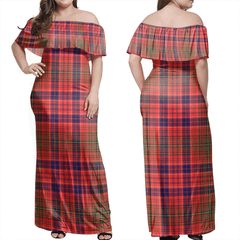 Clan Lumsden Modern Tartan Hawaii Dress XH22 Clan Lumsden Tartan Hawaii Dress