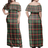 Clan Cumming Hunting Ancient Tartan Hawaii Dress NB15 Clan Cumming Tartan Hawaii Dress