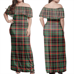 Clan Cumming Hunting Ancient Tartan Hawaii Dress NB15 Clan Cumming Tartan Hawaii Dress